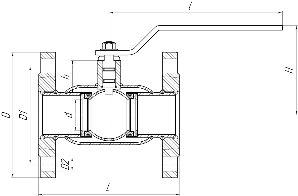 Кран шаровой КШФ GAS ALSO - размеры и характеристики