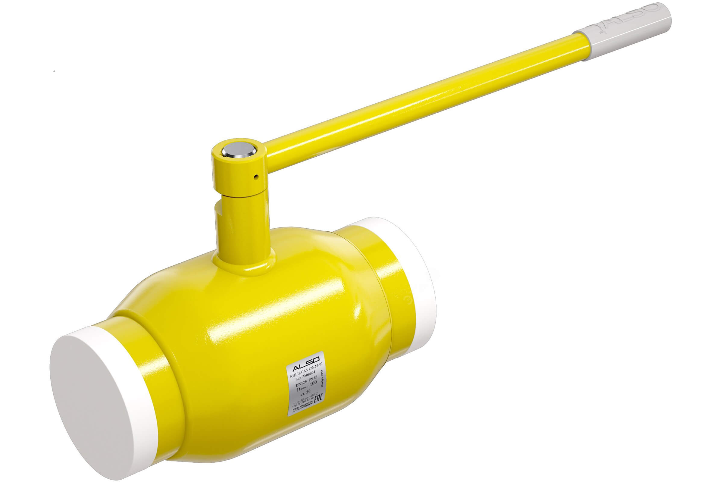 Кран шаровой приварной газовый КШ.П.GAS.032.40-01 Ду32 Ру40